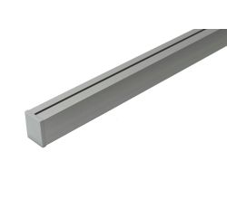 Linero Style Profilleisten Set edelstahlfarbig / Reling Aluprofil / Relingsystem / Kesseböhmer