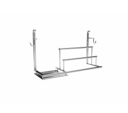 Linero Style Spülutensilienhalter, edelstahlfarbig / Relingsystem / Kesseböhmer