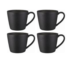 Kaffeebar Schwarz – 4 Becher CAVIAR BLACK