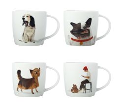 Maxwell & Williams BEST – 4 Becher in 4 Designs Nr. 3