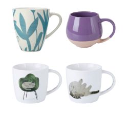 Maxwell & Williams Mix-Set – 4 Becher, 4 Designs Nr. 5