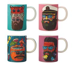 Maxwell & Williams MULGA – 4 Becher in 4 Designs Nr. 13