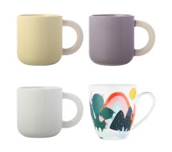 Maxwell & Williams Mix-Set – 4 Becher, 4 Designs Nr. 17