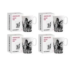 Ritzenhoff 4er-Set – 4 × Kaffeetasse #1 GENUSSKLASSE Karin Rytter 2022 (3731001)