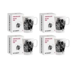 Ritzenhoff 4er-Set – 4 × Kaffeetasse #2 GENUSSKLASSE Karin Rytter 2022 (3731002)