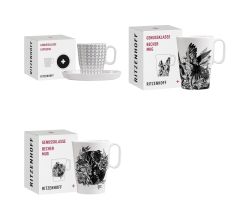 Ritzenhoff GENUSSKLASSE – 4 Tassen in 3 Designs Nr. 2