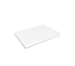 KESPER PE-Kunststoff-Schneidbrett GN 1/2 weiß 15 mm stark / HACCP-Konzept / Gastronorm / Schneidebrett / Profi-Schneidbrett / Kunststoff-Schneidbrett / Schneideunterlage