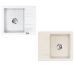 Systemceram KeraDomo Spüle GENEA 60 / Einbauspüle / Auflagespüle