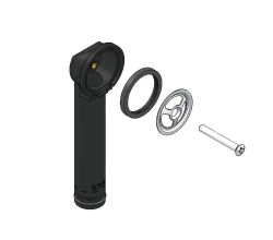 Systemceram 00793 Überlauf rund inklusive Überlaufblende / Ersatzteil