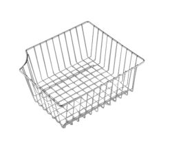 Geschirrkorb für systemceram KeraDomo Spülen mit Becken links / L353 x B312 x H150 mm / Gewicht: 0,83 kg / Rüstkorb / Drahtkorb / Drahteinlage / Spüleneinsatz