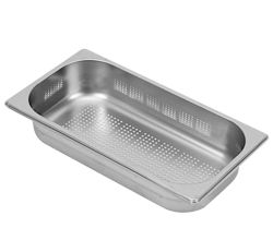 SYSTEMCERAM Gastrobehälter 0837 aus Edelstahl gelocht / Gastro-Zubehör / Abtropfschale