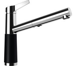 SCHOCK Armatur SC-510 mit Zugauslauf / CRISTADUR® / Einhebelmischer