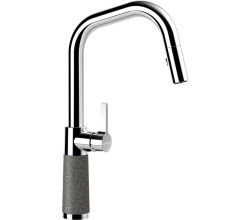 SCHOCK Armatur SC-530 mit Zugauslauf / CRISTADUR® / Einhebelmischer