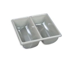 Einlegschale silber für SCOOPII / Einsatzschale / Besteckeinsatz / Mehrzweckeinsatz / Zubehör
