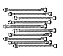 10er SET SCHELL 102000699 flexibler Anschlussschlauch 300 mm DN 8 Clean-Fix S / Armaturenanschluss / Flexschlauch / Kupferrohrspirale