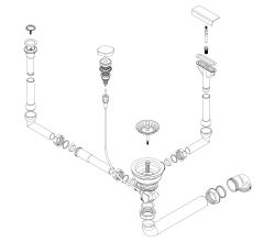 SCHOCK Premium Ab- und Überlaufgarnitur 629306PD für GRANDO M-100