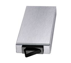 THEBO LED Set Schalter Slim aus Edelstahl / Schalter / Edelstahlschalter / Kippschalter / LED Schalter