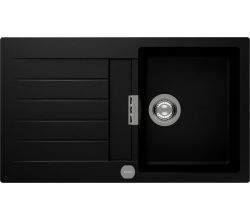 SCHOCK CRISTADUR Spüle SIGNUS D-100 in PURO mit Excenterbedienung / Auschnitt Auflage 840 × 480 mm R10