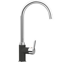 SCHOCK Armatur SIMI mit extra hohem schwenkbarem Festauslauf / Einhebelmischer / CRISTALITE PLUS® - Farben