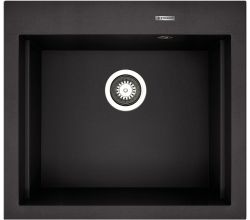 PYRAMIS Spüle SIROS 57x51,5 in VOLCANO mit Excenterbedienung / Unterbau