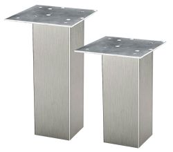QUADRAT-Konsole 80 x 80 mm aus Edelstahl / Konsole