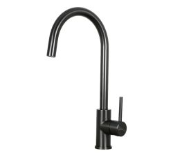 CARESSI Armatur 12020 GUN METAL mit Festauslauf / Einhebelmischer