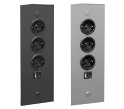 THEBO Energie-Ecksäule ST 3007/320/3 USB A und C / Ecksteckdosen / Steckdosenleiste / Steckdosen