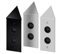 THEBO 2-fach Energie-Ecksäule ST 3007-2C / Ecksteckdosen / Steckdosenleiste / Steckdosen