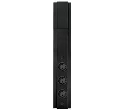 Energie-Ecksäule ST 3072/3 in SCHWARZ mit 3 Steckplätzen / Mehrfachsteckdose / Ecksteckdose