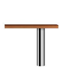 Stützfuß STANDARD 10/72 / Tradur / Möbelfüße / Tischbeine