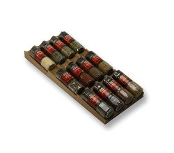 Gewürzhalter B1 "Ubena" für Einsätze mit Fach "B1" / B 194 x T 453 EASY Classic und OPTION Classic