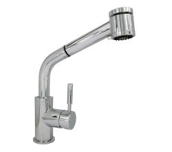 PUTEUS Armatur STYLE PLUS in Chrom mit verstellbarer Handbrause