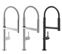 Systemceram Armatur MOVE in Chrom und Edelstahlfinish