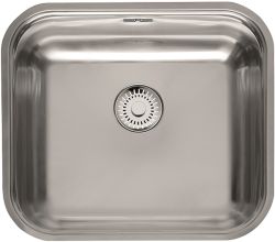 Reginox Spüle COLORADO COMFORT L mit Integralablauf / Flächenbündig / Unterbau / Flacheinbau / Spüle Edelstahl