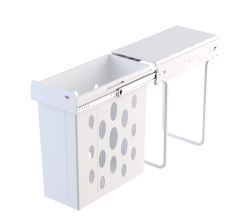 WESCO Traditionline Laundry 545 S/300-1, weiß mit Vollauszug ab 30 cm Schrankbreite