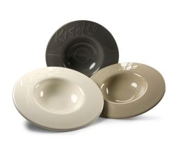 CreaTable - TRATTORIA - Risottoteller 26,5 cm aus Porzellan in 3 Farbtönen