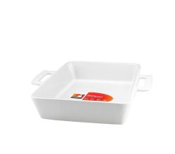 CreaTable Auflaufform quadratisch 32 cm TRUE SCALE aus Steinzeug / Auflaufformen / Backofenform / Ofenform