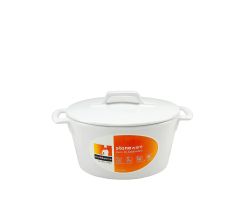 CreaTable Auflaufform rund 1,5 Liter TRUE SCALE aus Steinzeug / Auflaufformen / Backofenform / Ofenform