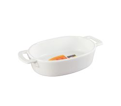 CreaTable Auflaufform oval 27 cm TRUE SCALE aus Steinzeug / Auflaufformen / Backofenform / Ofenform