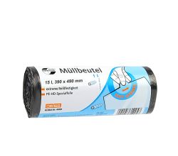 DEISS 44902 - UNIVERSAL PLUS - 15 Liter Abfallsäcke GRAU - 50 Stk. auf Rolle / Emil Deiss / Müllbeutel
