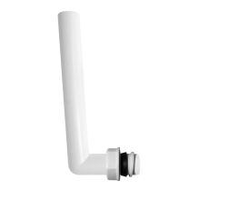 TG-Kunststoffe Überlaufrohr 170 x 69 mm mit Verschraubung / Überlaufverbindung