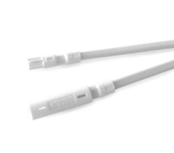 THEBO Verbindungsleitung weiß 7,5 mm-System / 250 Volt/2,5A / Leuchtenverbindung
