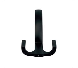 DesignLight Garderobenhaken W-04-7-CZ-C-01 in SCHWARZ / Wandhaken