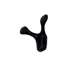 DesignLight Garderobenhaken W-6418-CZ-C-01 in SCHWARZ / Wandhaken