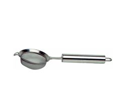 Teesieb Ø 7,5 cm mit Hohlgriff aus Edelstahl / Tee - Sieb / Teebereiter