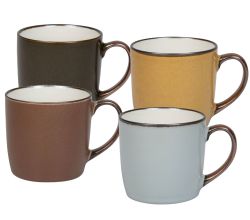 WAECHTERSBACH 4150000016 Becher Set JUST COFFEE 4 Stk. im Geschenkkarton, Bone China