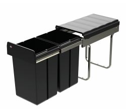WESCO Traditionline Double-Boy 410 ECO/300-2, schwarz ab 30 cm Schrankbreite