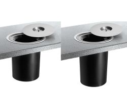 WESCO Ergo-Master für Einbau in die Arbeitsplatte / DASSA / Mülleimer / Küchenabfallsammler