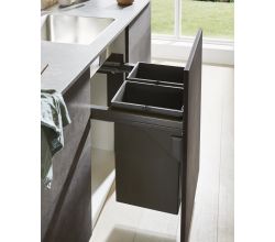 Wesco 840702-60 Abfallsorter Pullboy Soft-Comfort 1 XXL 58 (2x29) Liter für 60 cm Schrankbreite / Abfalltrennsystem