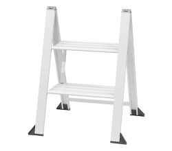 W.steps, VIKINGSTEP MIDI White, WL728402, extrem kompakte Trittleiter weiß lackiert